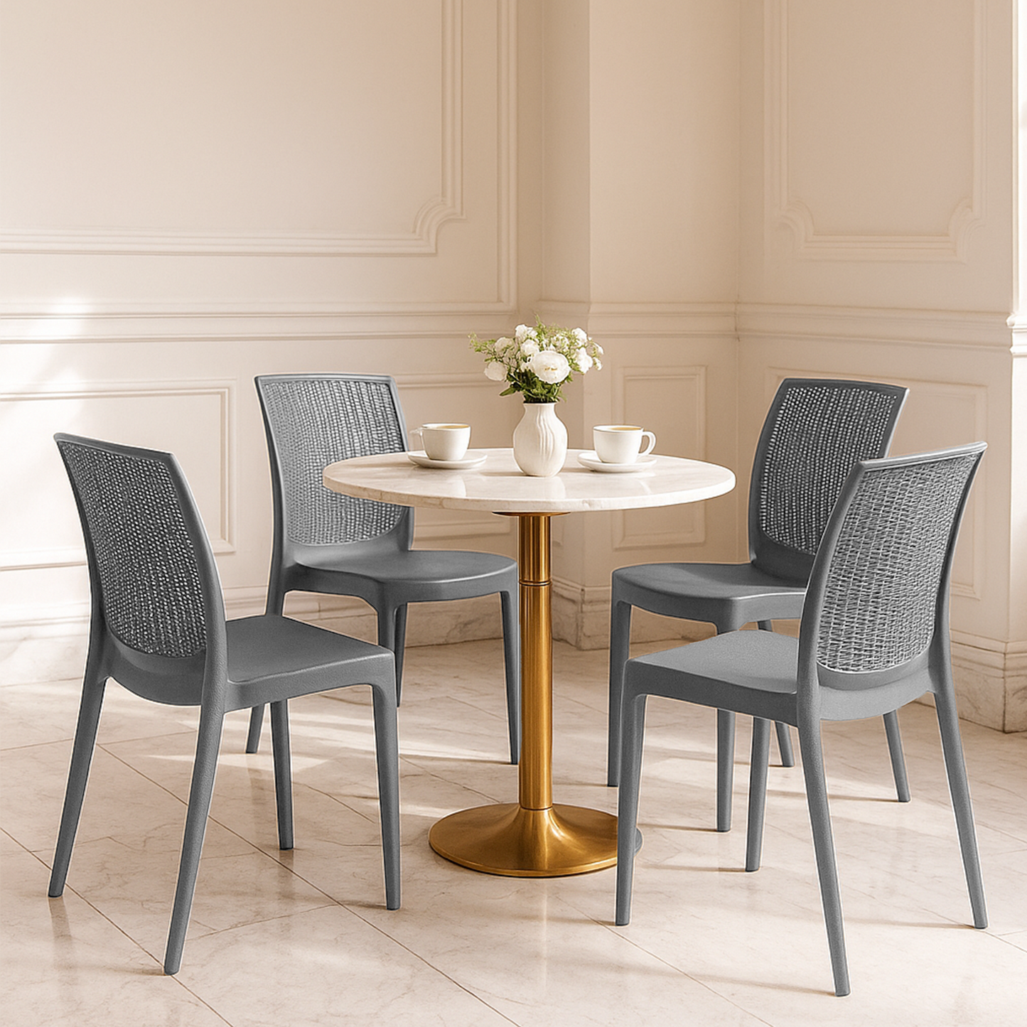 Beeta Chair w/o Arms (Pack of 2)