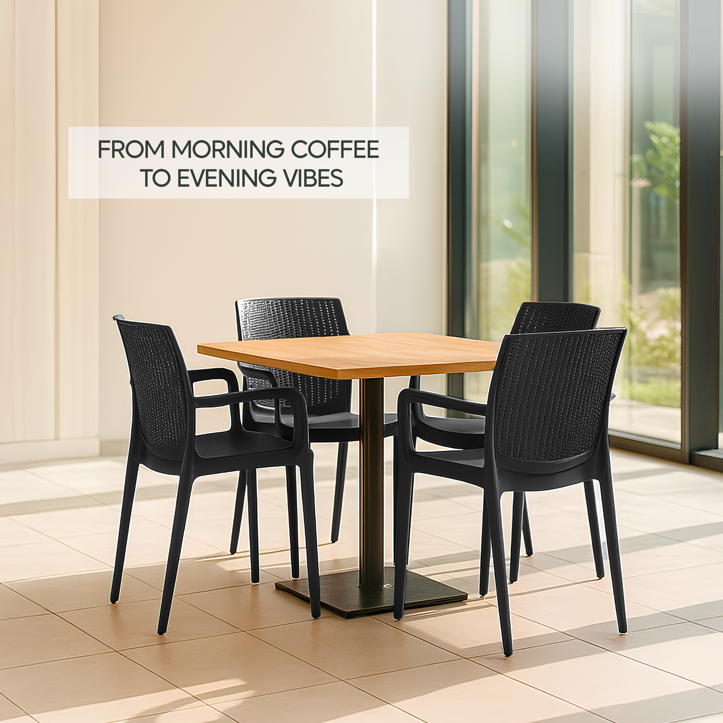 Beeta Chair With Arms (Pack of 2)