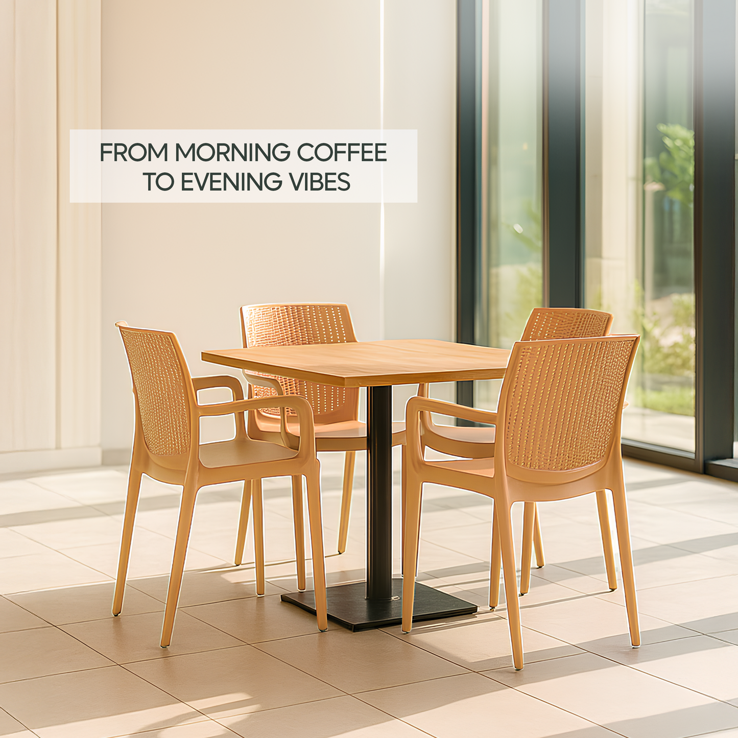 Beeta Chair With Arms (Pack of 2)