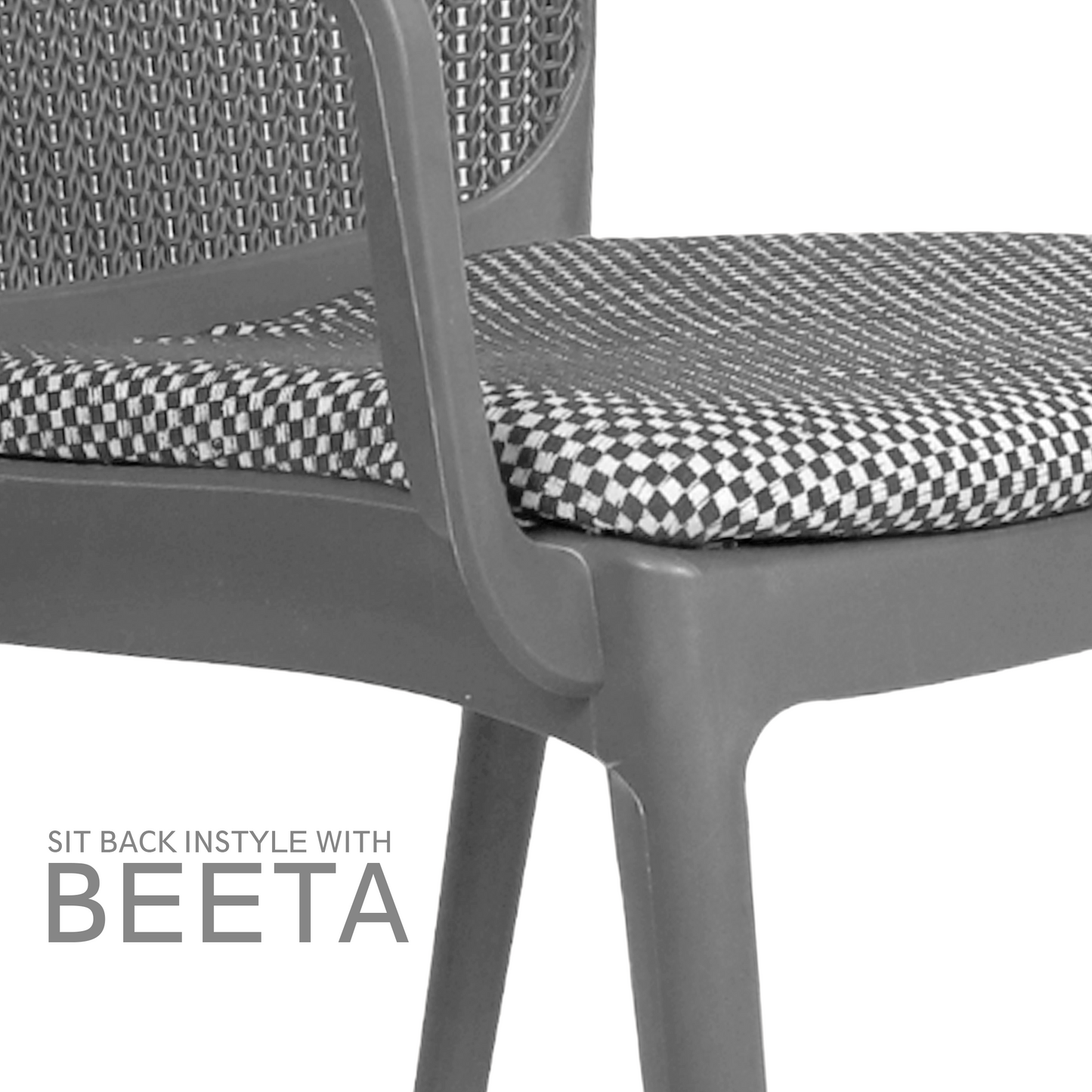 Beeta Chair with Cushion with Arm (pack of 2)