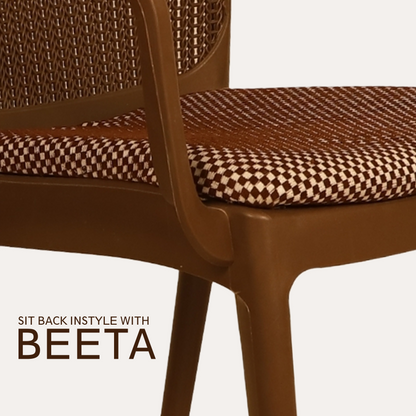 Beeta Chair with Cushion with Arm (pack of 2)