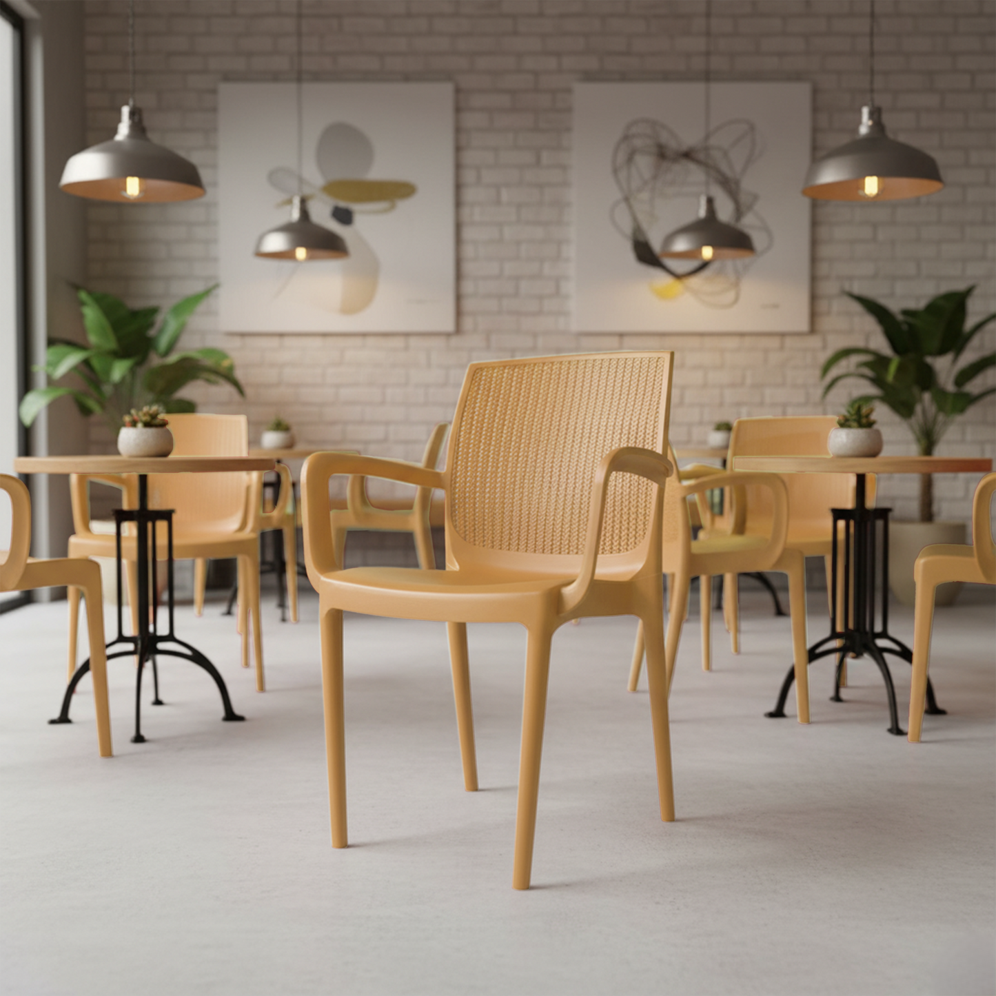 Beeta Chair With Arms (Pack of 2)