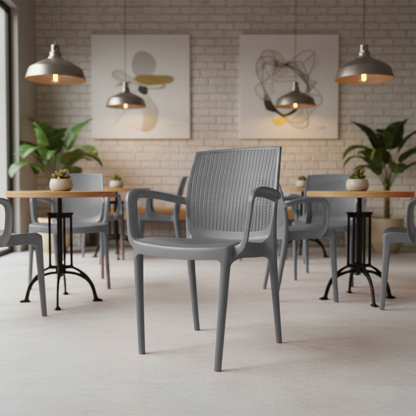 Beeta Chair With Arms (Pack of 2)