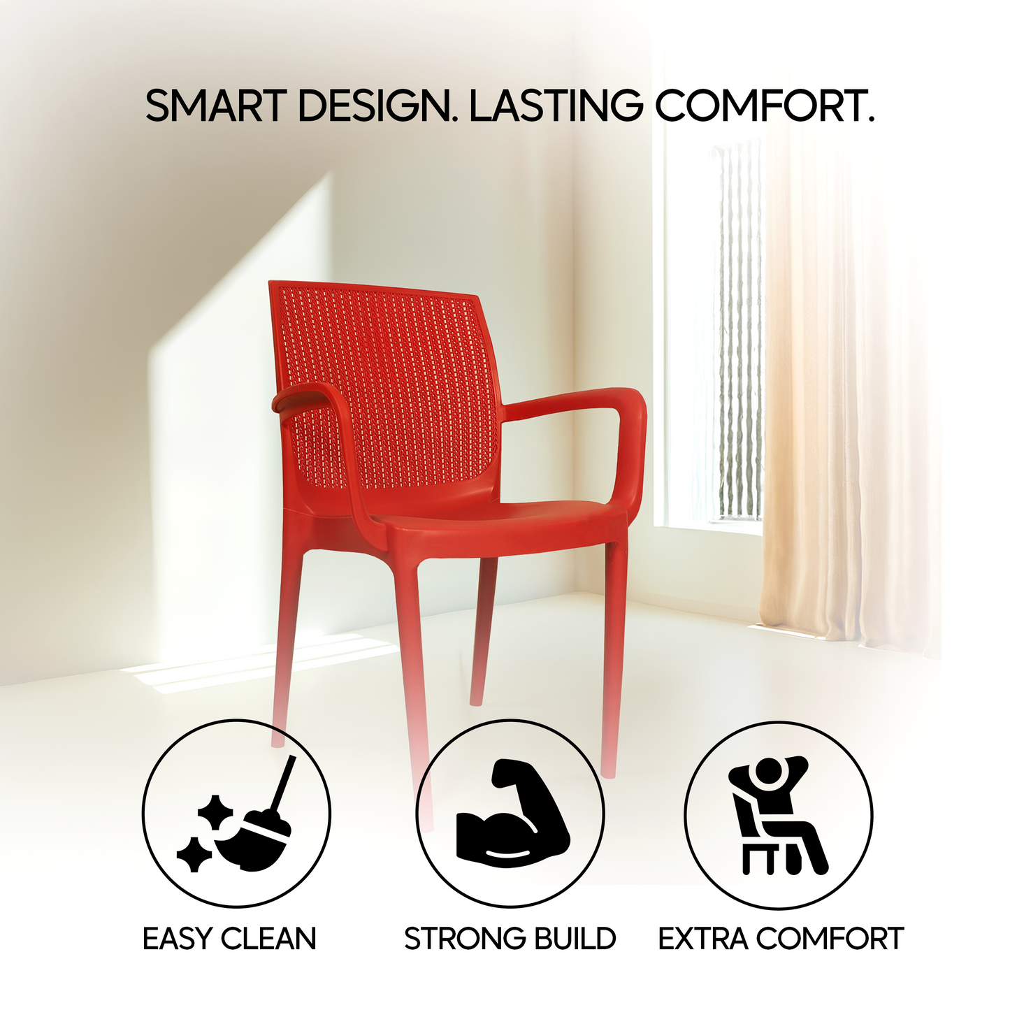 Beeta Chair With Arms (Pack of 2)