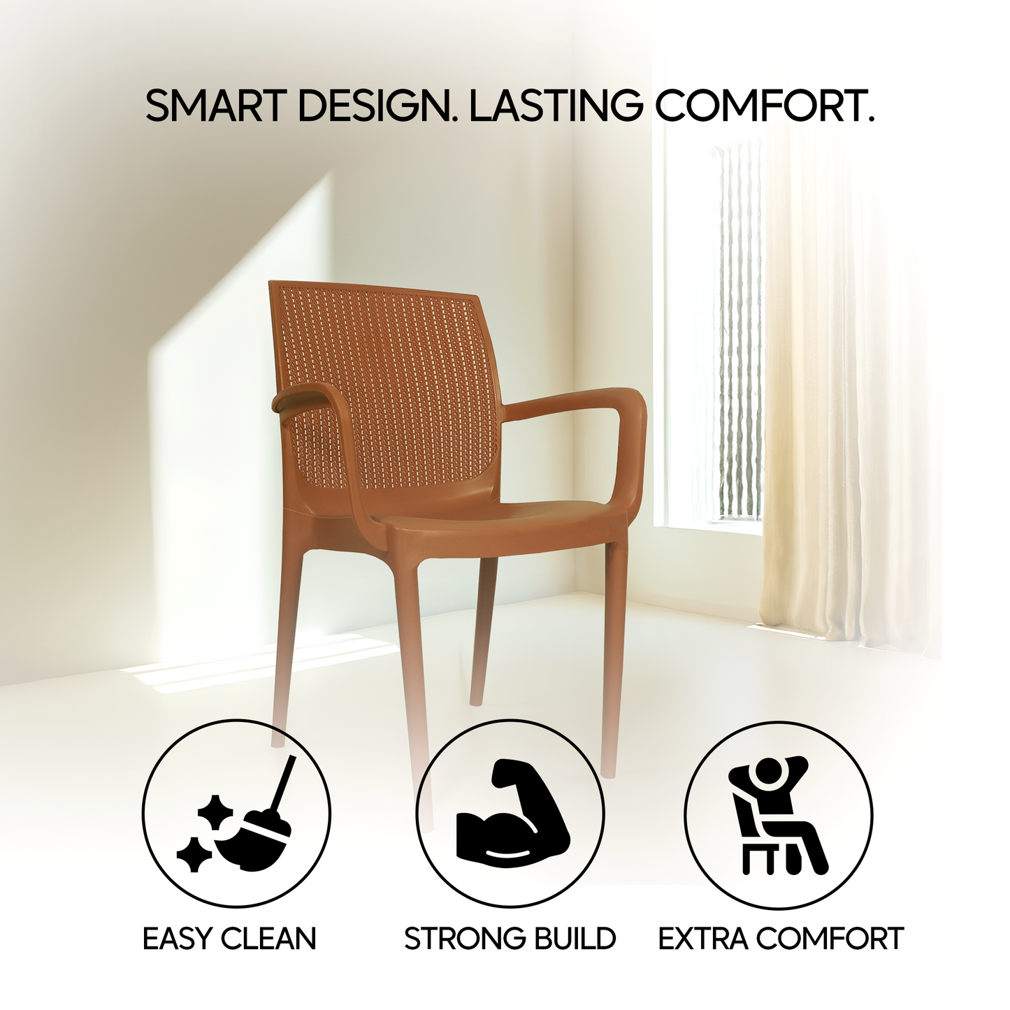 Beeta Chair With Arms (Pack of 2)