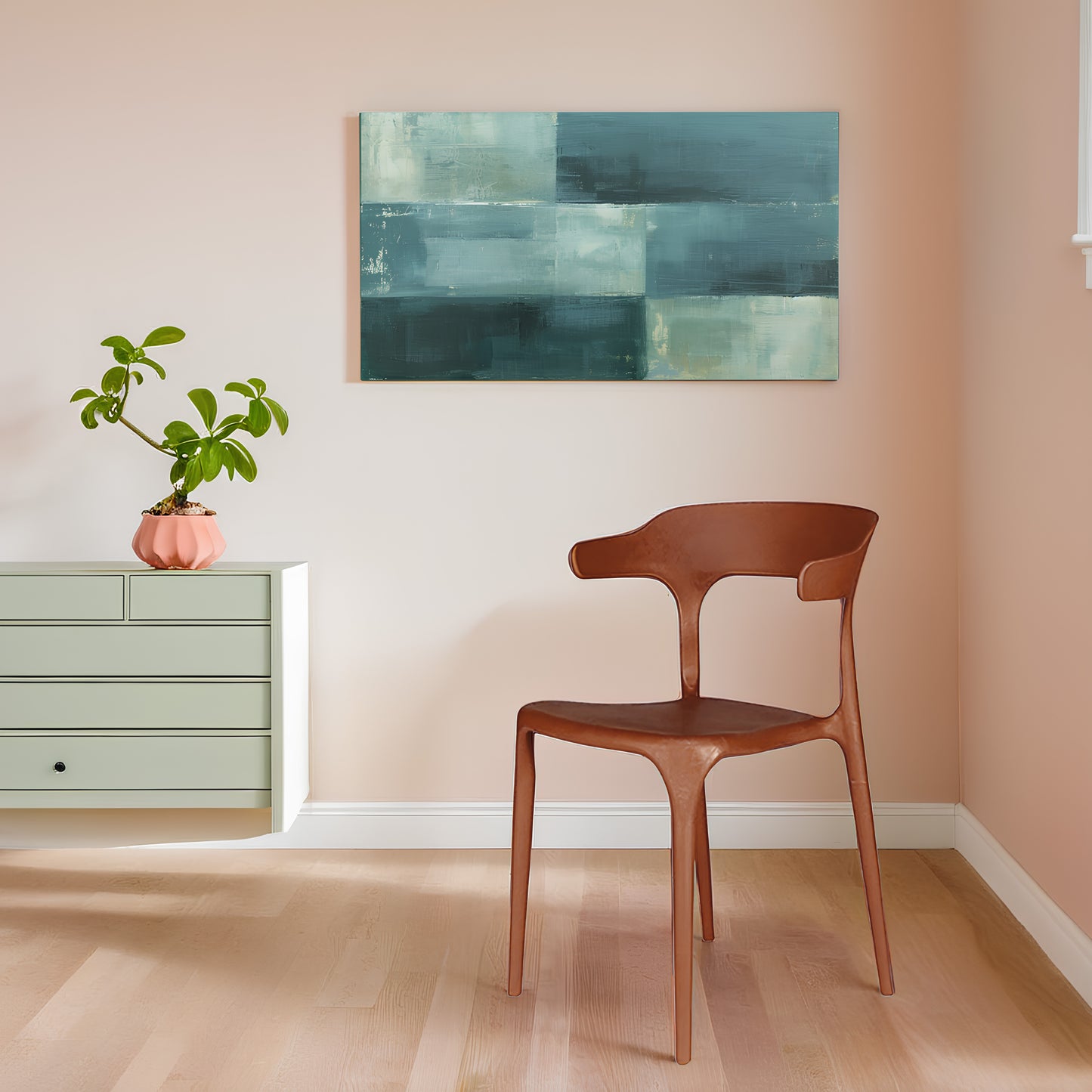 Bingo Square Table With 2 Platina Chair