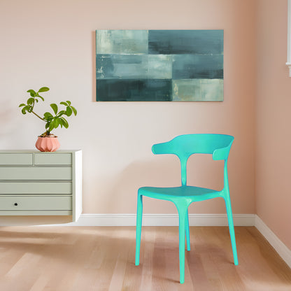 Bingo Square Table With 2 Platina Chair