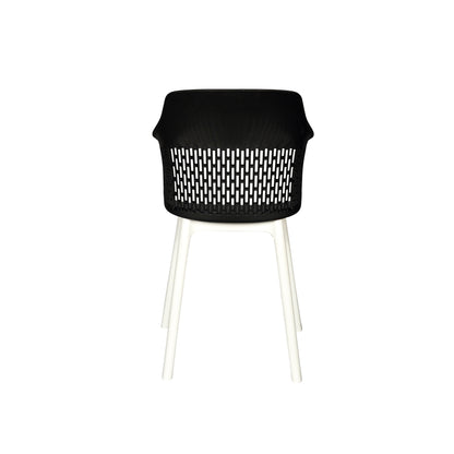 Austria Cafe Chair Cushion with White Legs