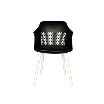 Austria Cafe Chair Cushion with White Legs