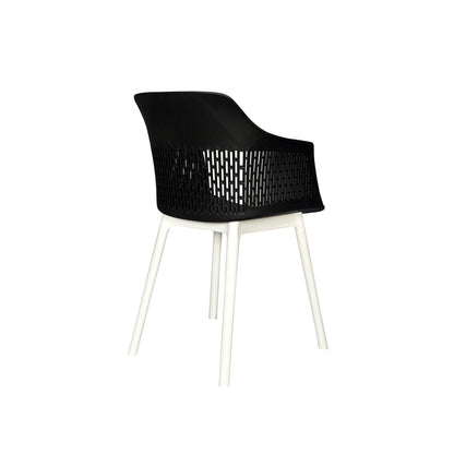 Austria Cafe Chair Cushion with White Legs