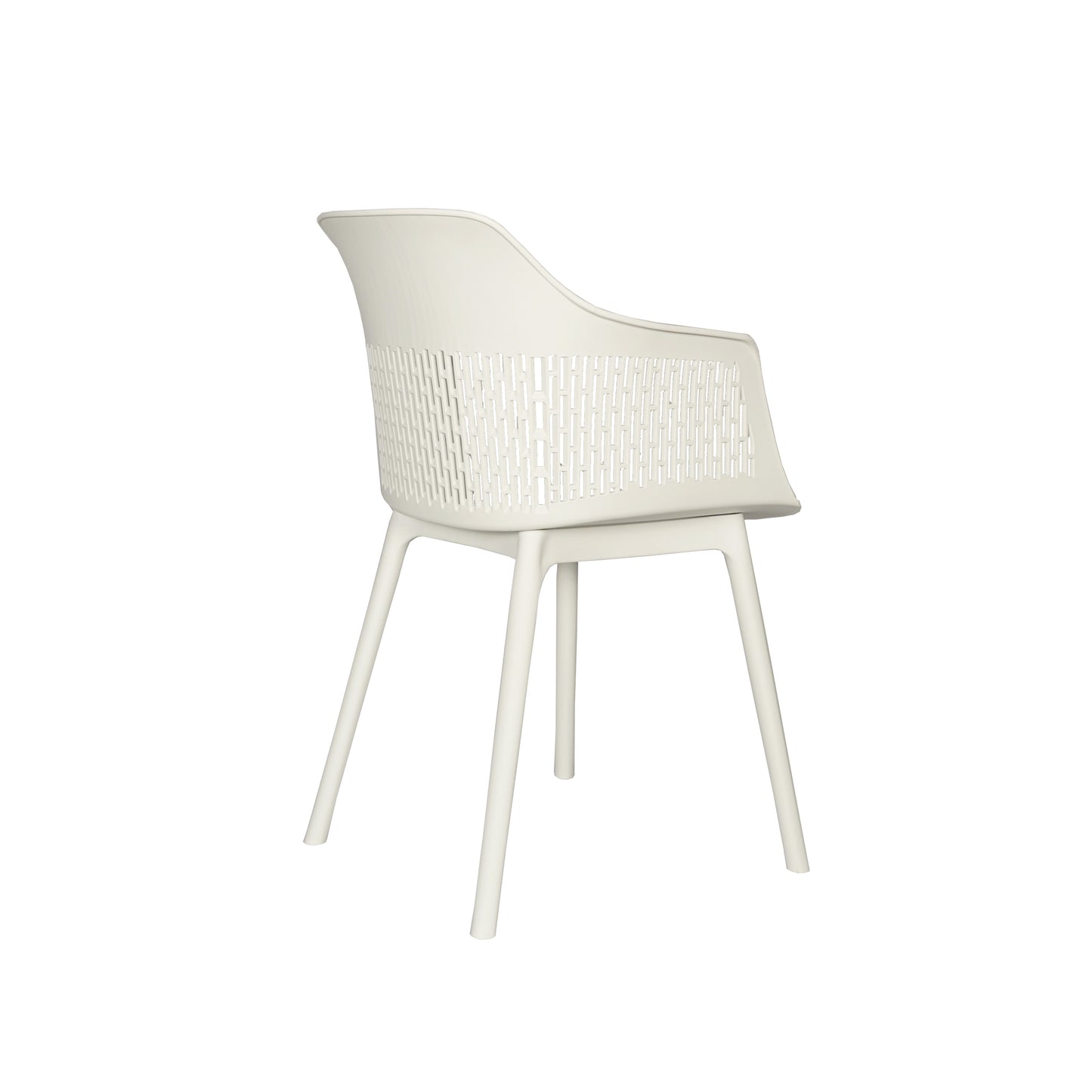 Austria Cafe Chair Cushion with White Legs