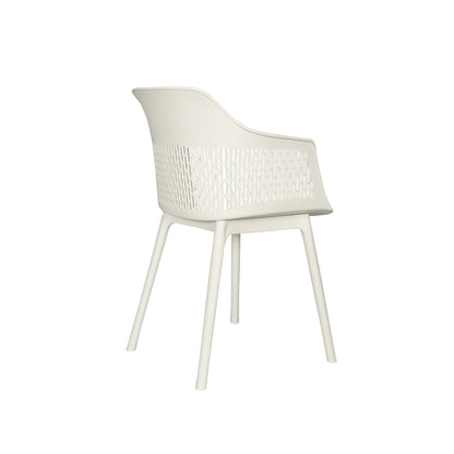 Austria Cafe Chair Cushion with White Legs