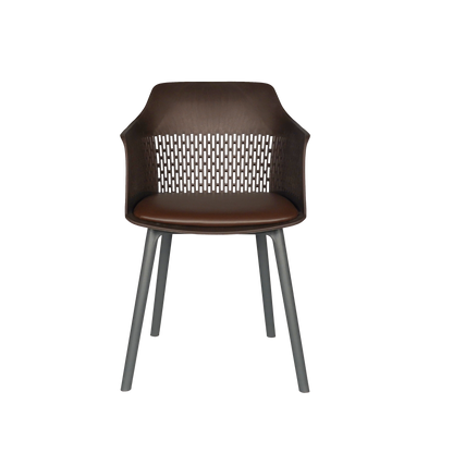 Austria Cafe Chair Cushion with Grey legs