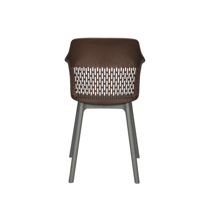 Austria Cafe Chair Cushion with Grey legs