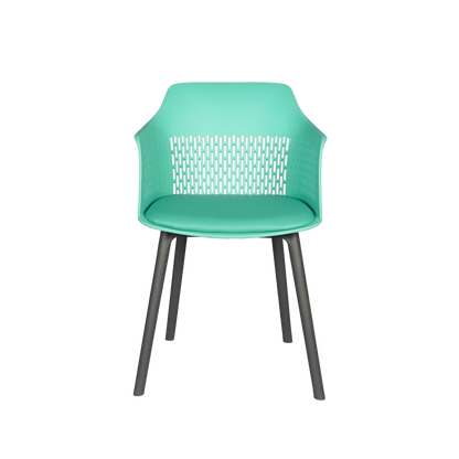 Austria Cafe Chair Cushion with Grey legs