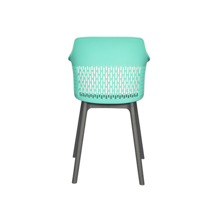 Austria Cafe Chair Cushion with Grey legs