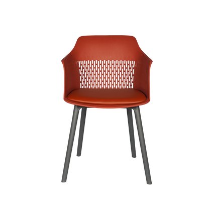 Austria Cafe Chair Cushion with Grey legs