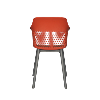Austria Cafe Chair Cushion with Grey legs