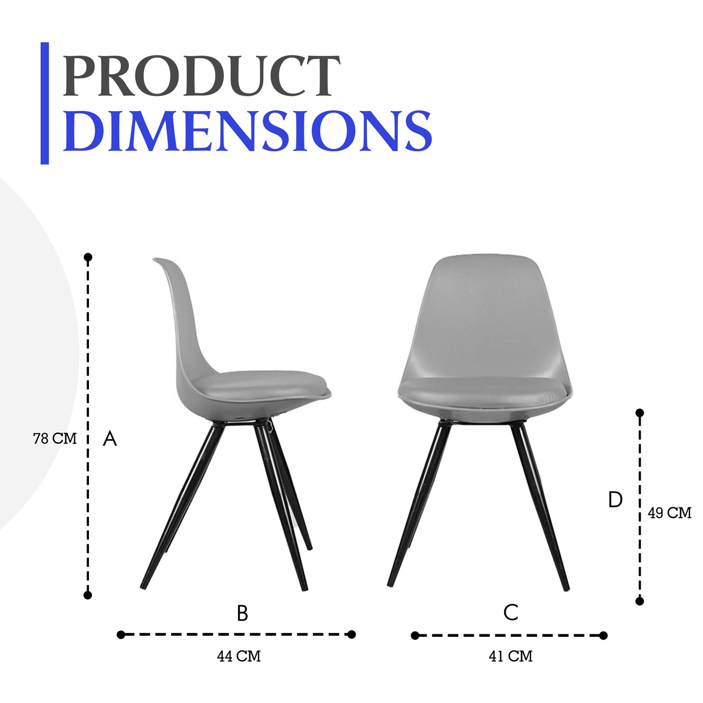 Modern Visitor Chair (Pack of 2)