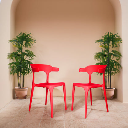 Bingo Round Table with 2 Platina Chairs