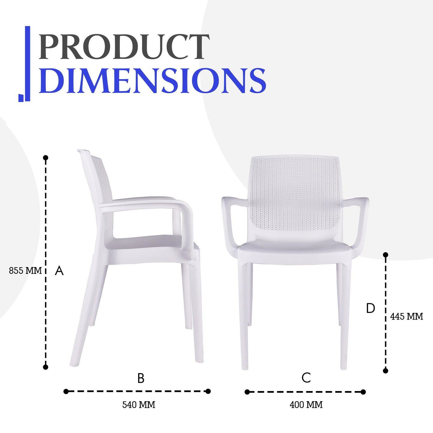Beeta Chair With Arms (Pack of 2)
