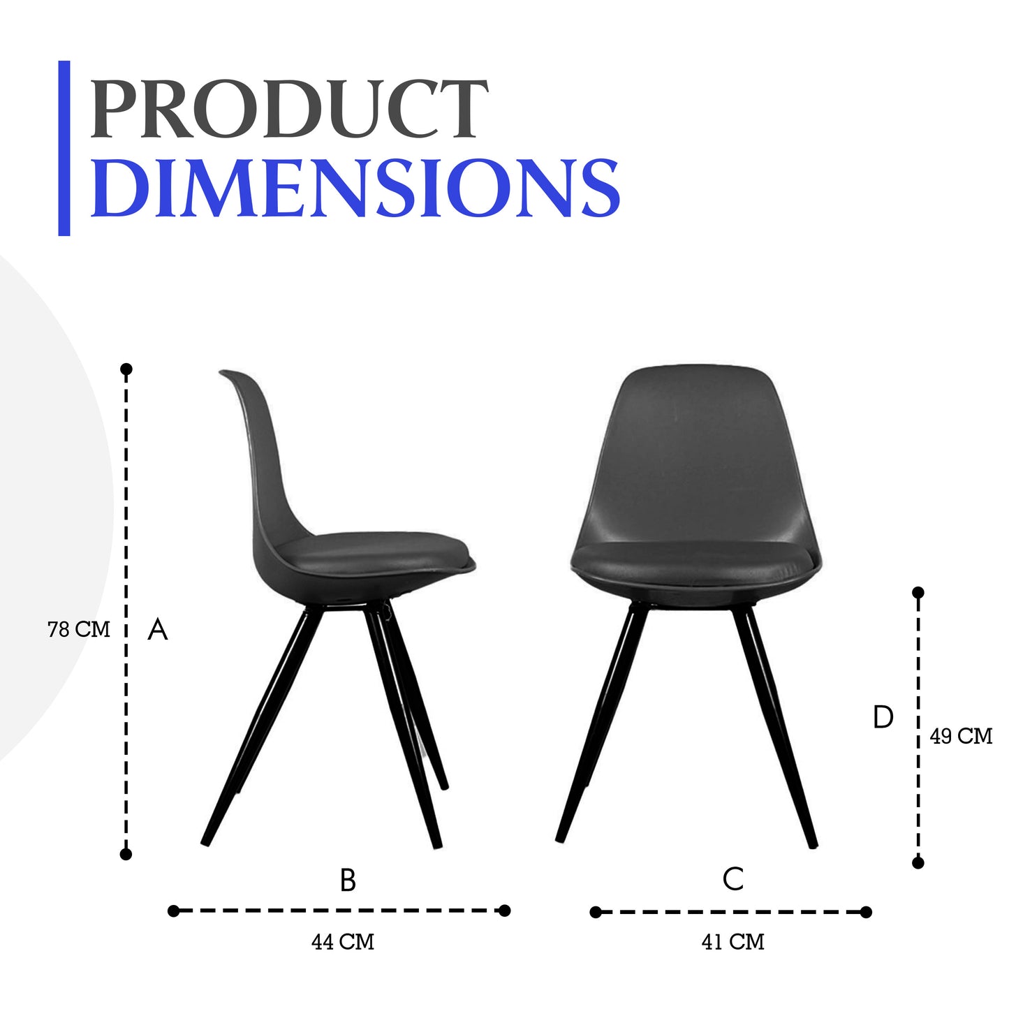 Modern Visitor Chair (Pack of 2)