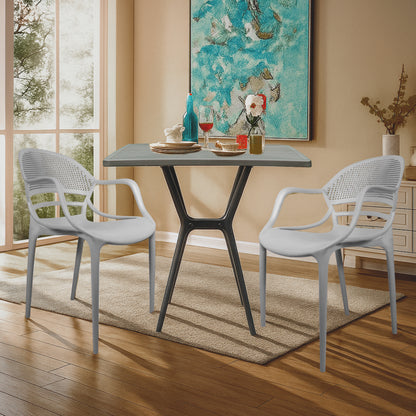 Bingo Square Table With 2 Sunset Chair