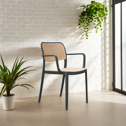 Bingo Square Table With 2 Rolex Handle Chair