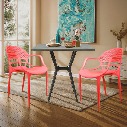 Bingo Square Table With 2 Sunset Chair
