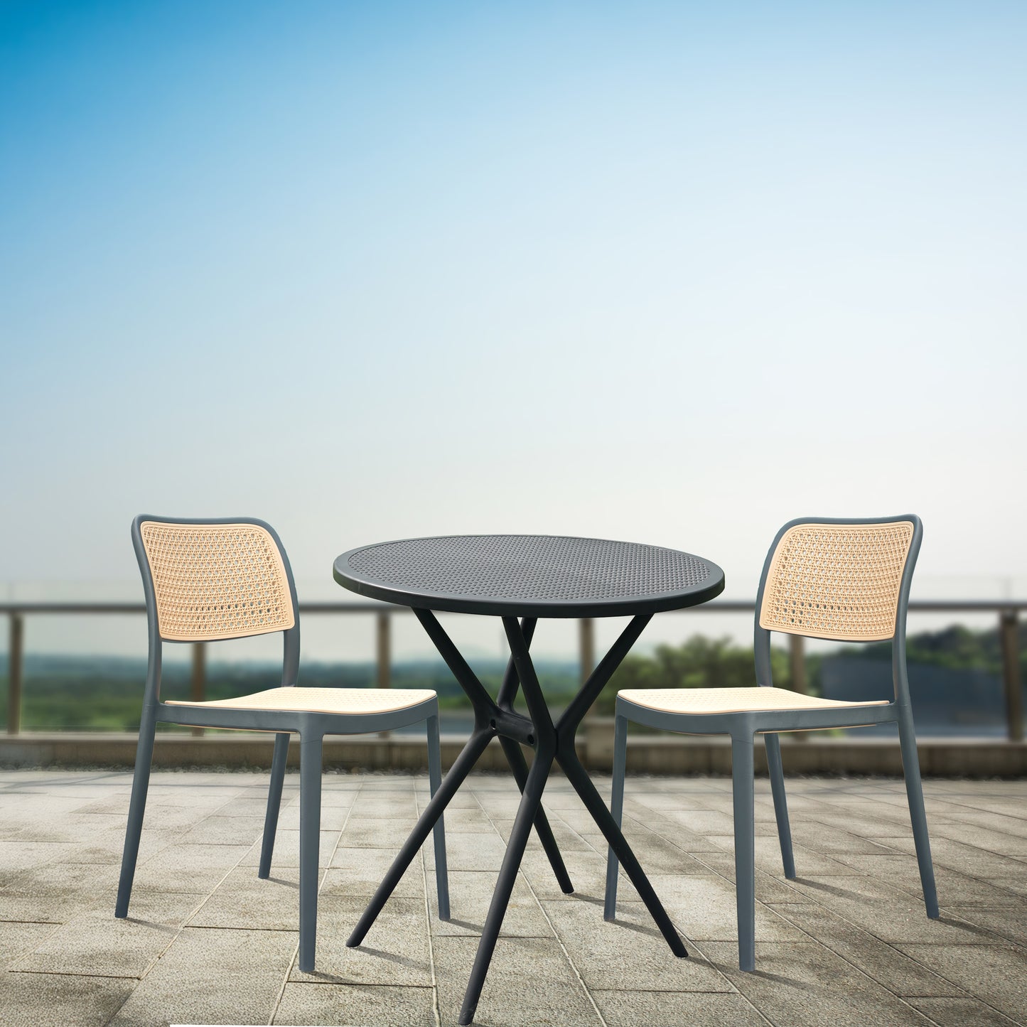 Bingo Round Table With 2 Rolex Chairs