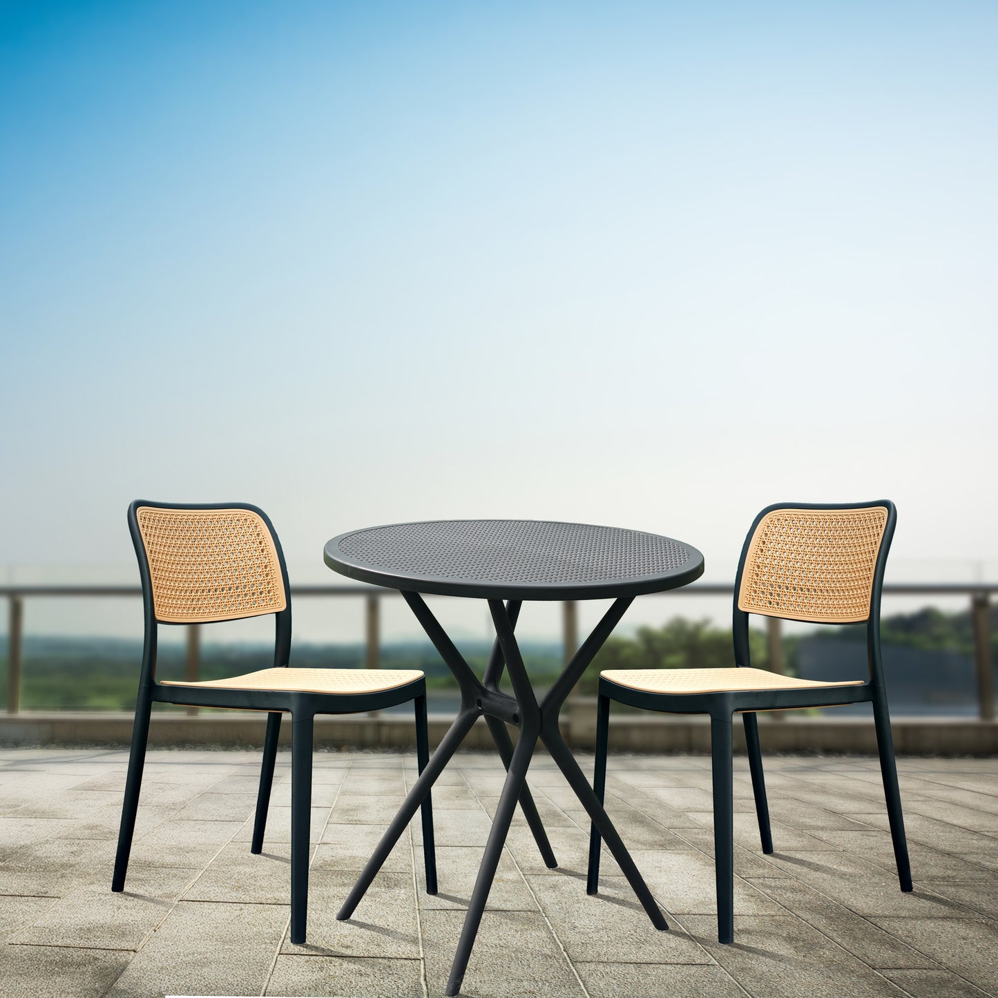 Bingo Round Table With 2 Rolex Chairs