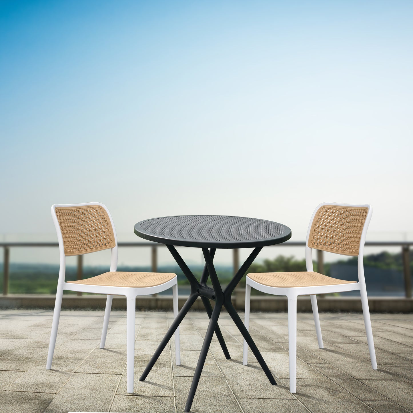Bingo Round Table With 2 Rolex Chairs