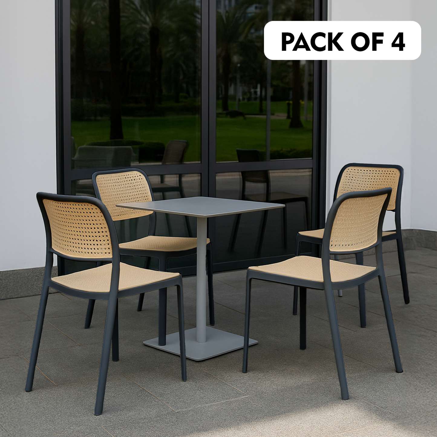 Rolex Chair Without Handle (Pack Of 2)