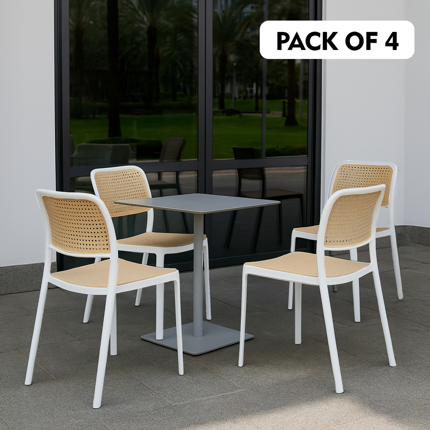 Rolex Chair Without Handle (Pack Of 2)