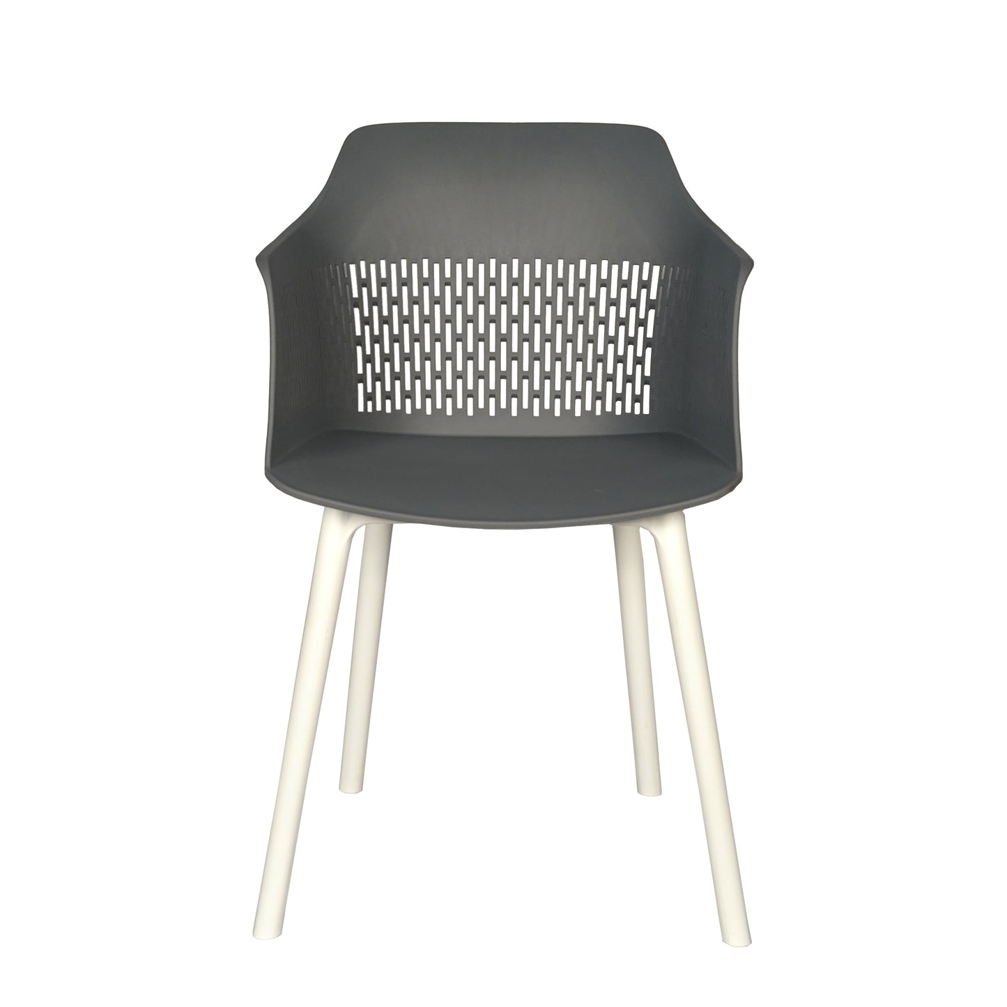 Austria Cafe Chair Cushion with White Legs (Pack of 2)
