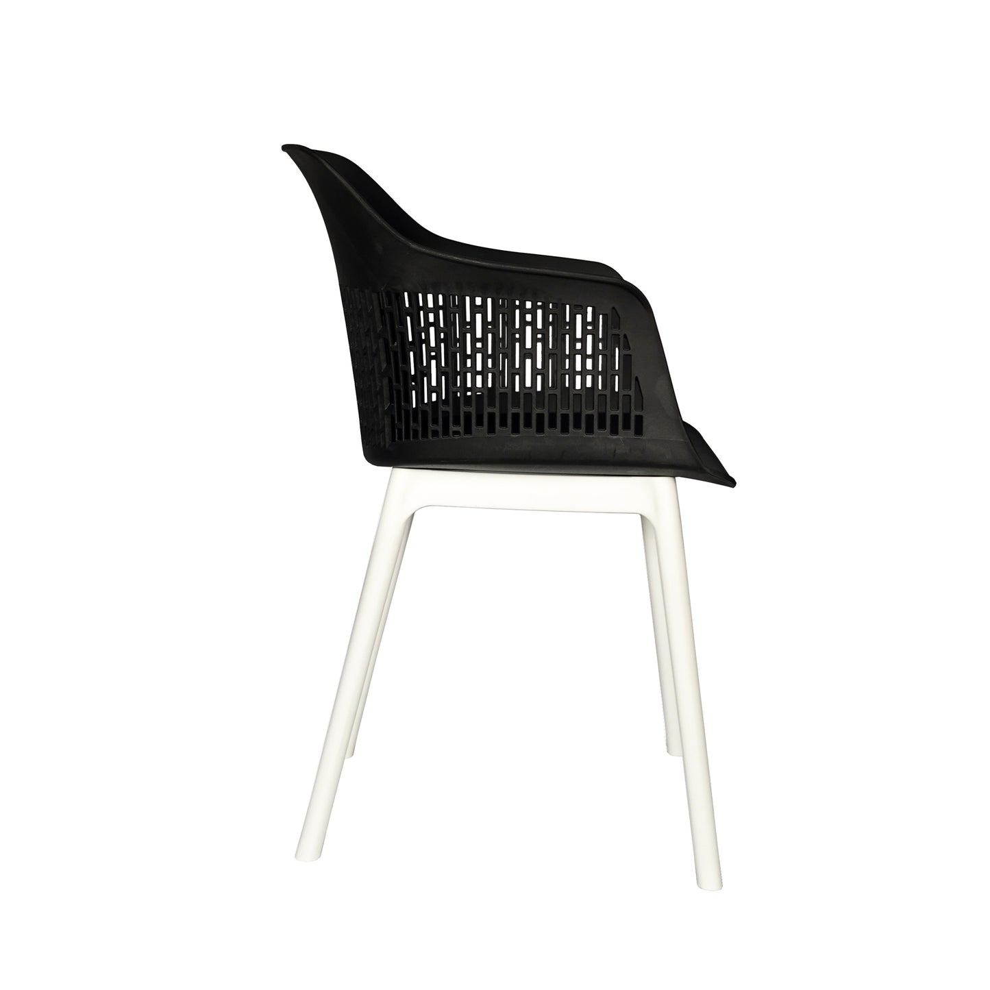 Austria Cafe Chair Cushion with White Legs (Pack of 2)