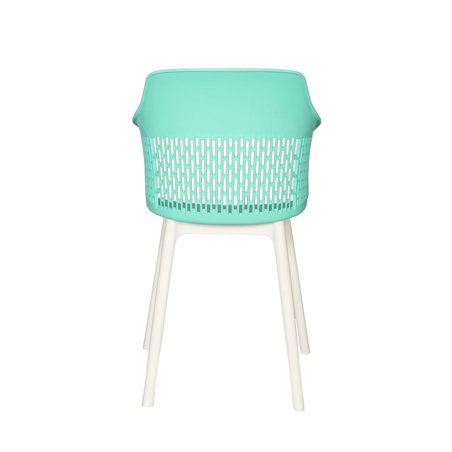 Austria Cafe Chair Cushion with White Legs (Pack of 2)