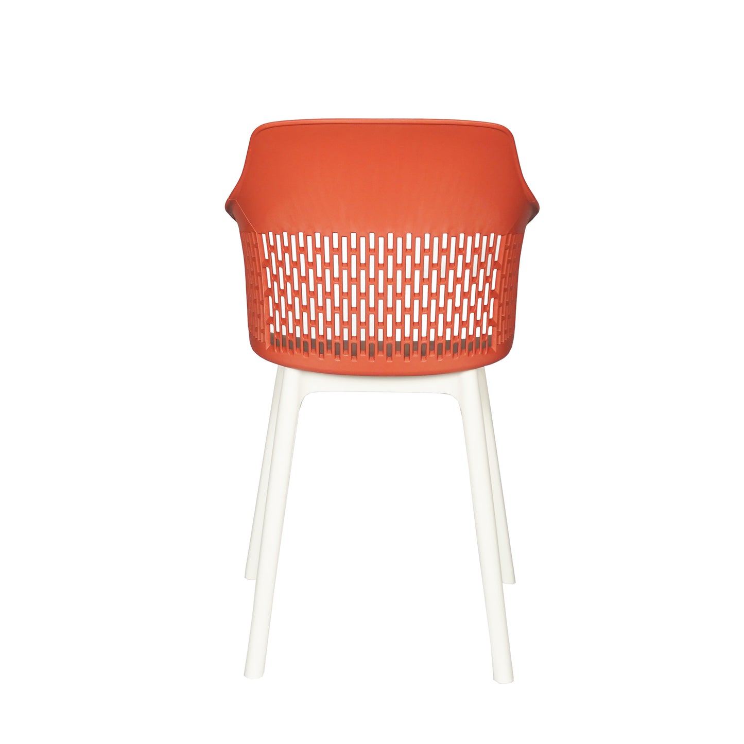 Austria Cafe Chair Cushion with White Legs (Pack of 2)