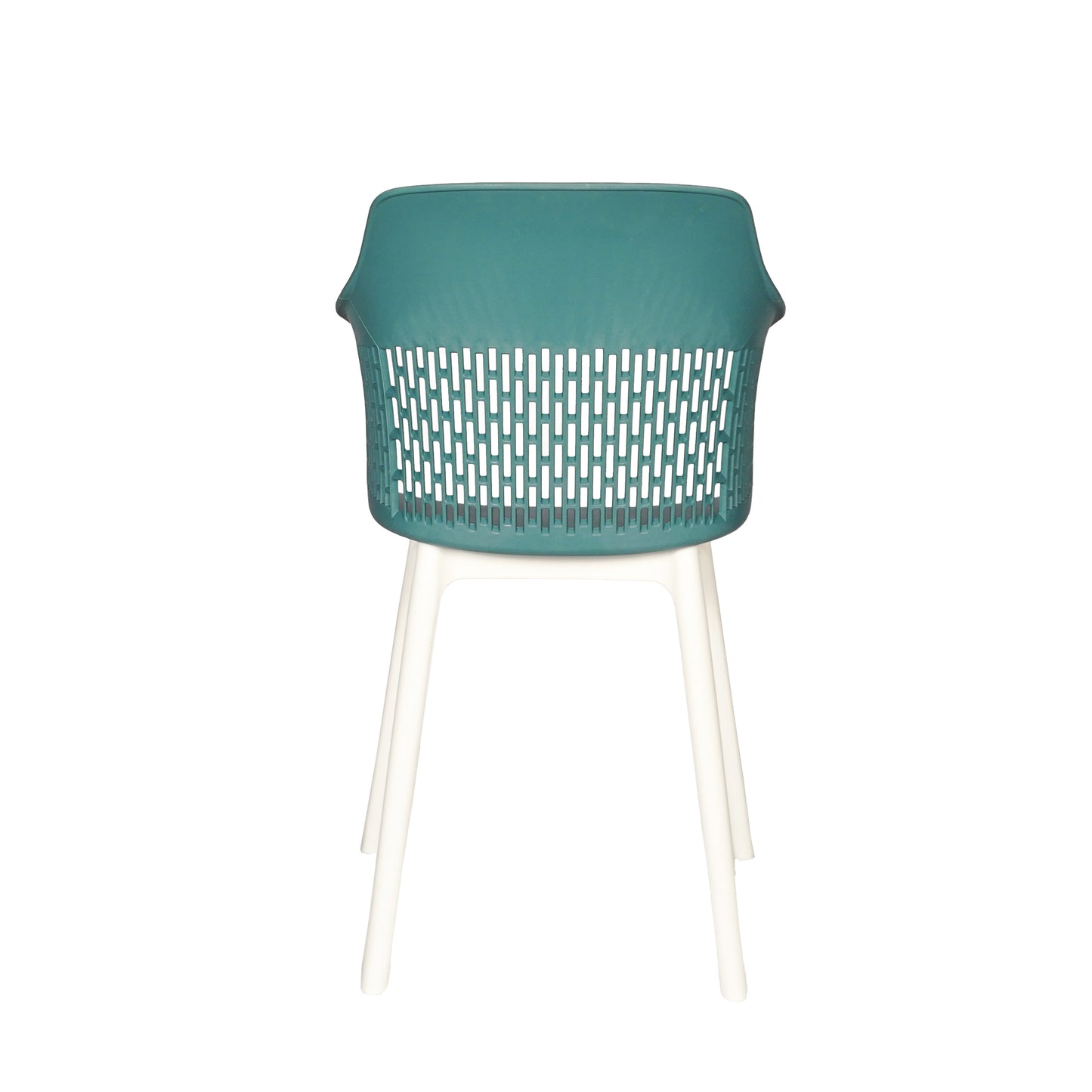 Austria Cafe Chair Cushion with White Legs (Pack of 2)