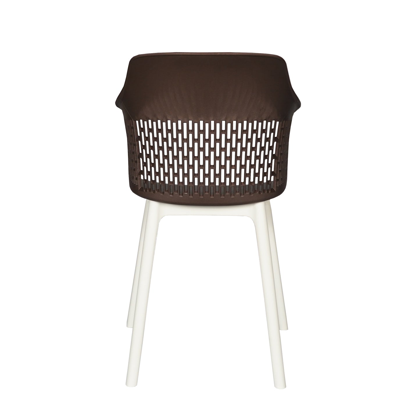 Austria Cafe Chair Cushion with White Legs (Pack of 2)